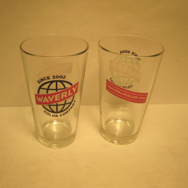 Waverly Across the World Pint Glass